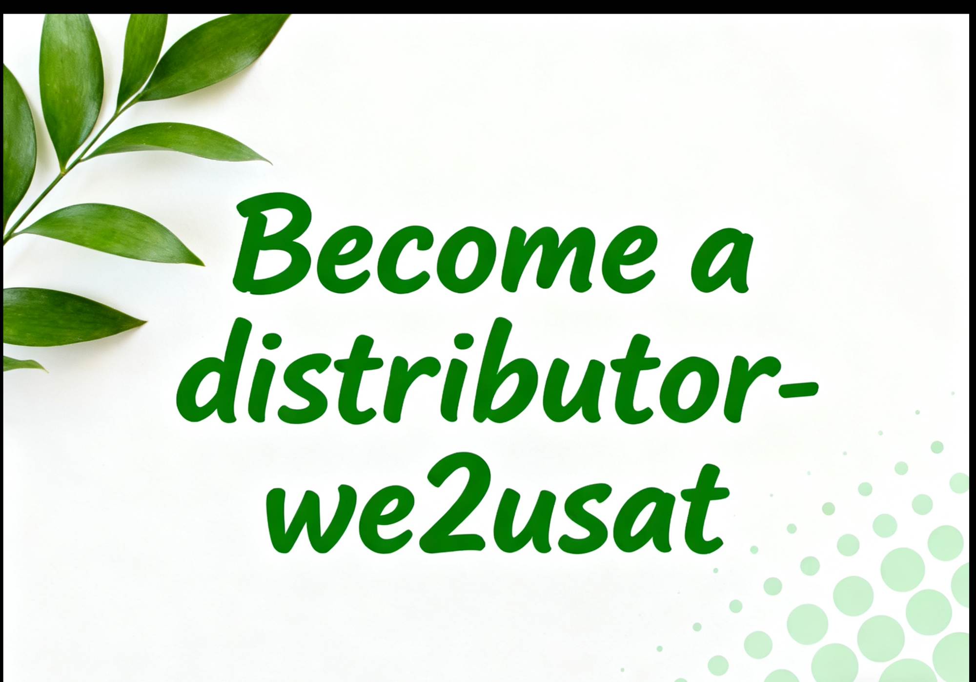 Become a distributor