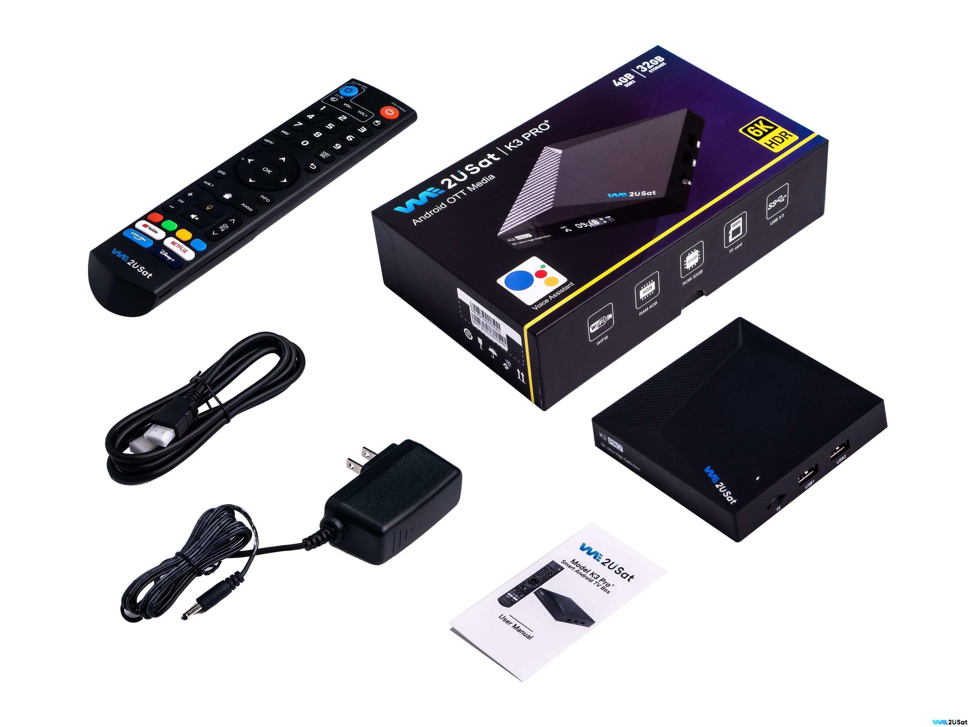 WE2USAT TV Box Unboxing Guide: Start Your Smart Living Room Journey