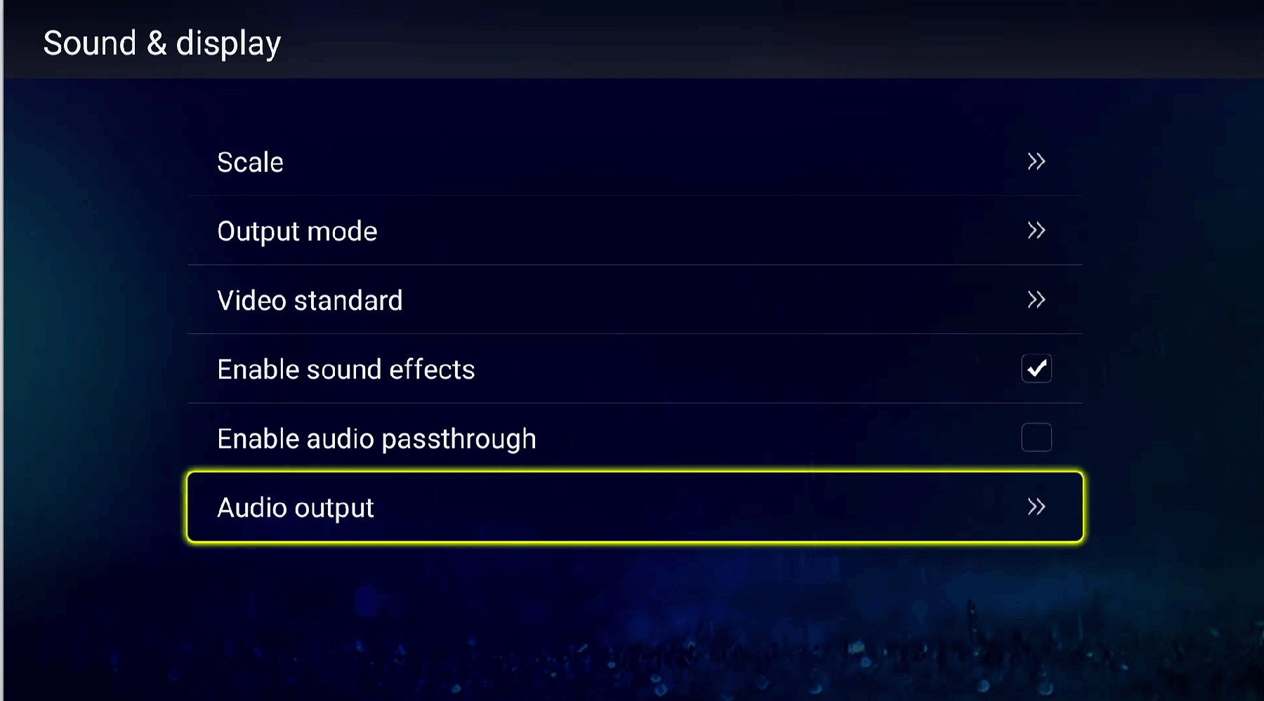 No sound when turning on your TV box?
